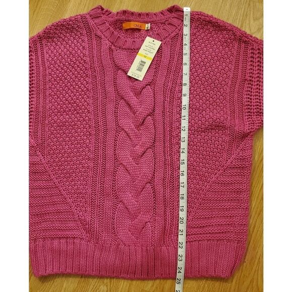 One A Mixed Knit Crew Neck Sweater - Picture 8 of 11
